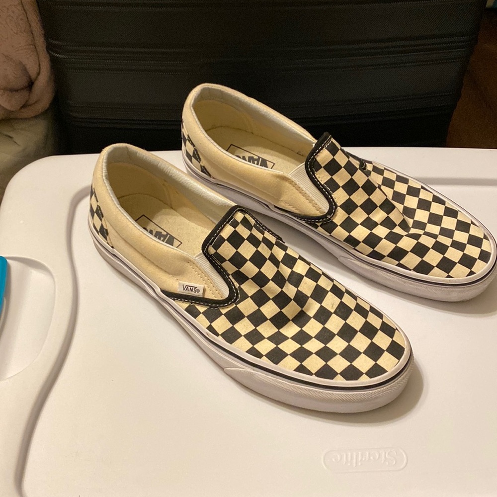 Mens checkers Vans
